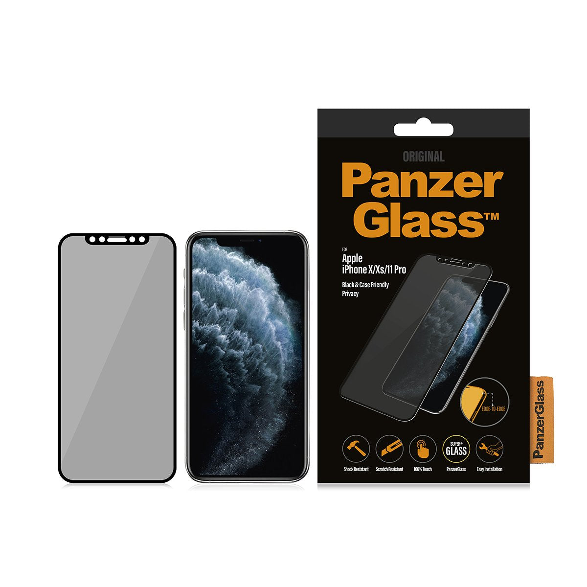 EAN 5711724126642 - PanzerGlass ® Privacy Screen Protector iPhone 11 Pro | X | Xs | Edge-to-Edge Protector de pantalla Apple imagen 4