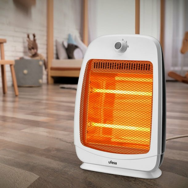 Ufesa Rigel Calefactor De Cuarzo, 2 Niveles De Potencia, 800w, Interruptor De Seguridad, 2 Tubos De Cuarzo, Silencioso