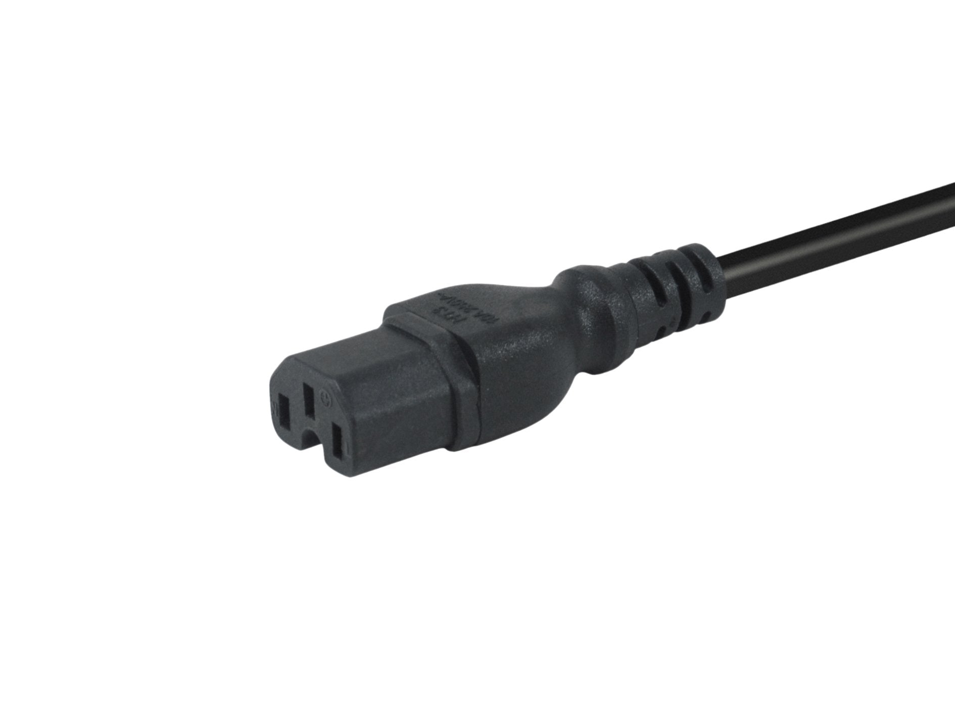 Equip Netzcable Anschl. C14 -> C15 3.00m Negro