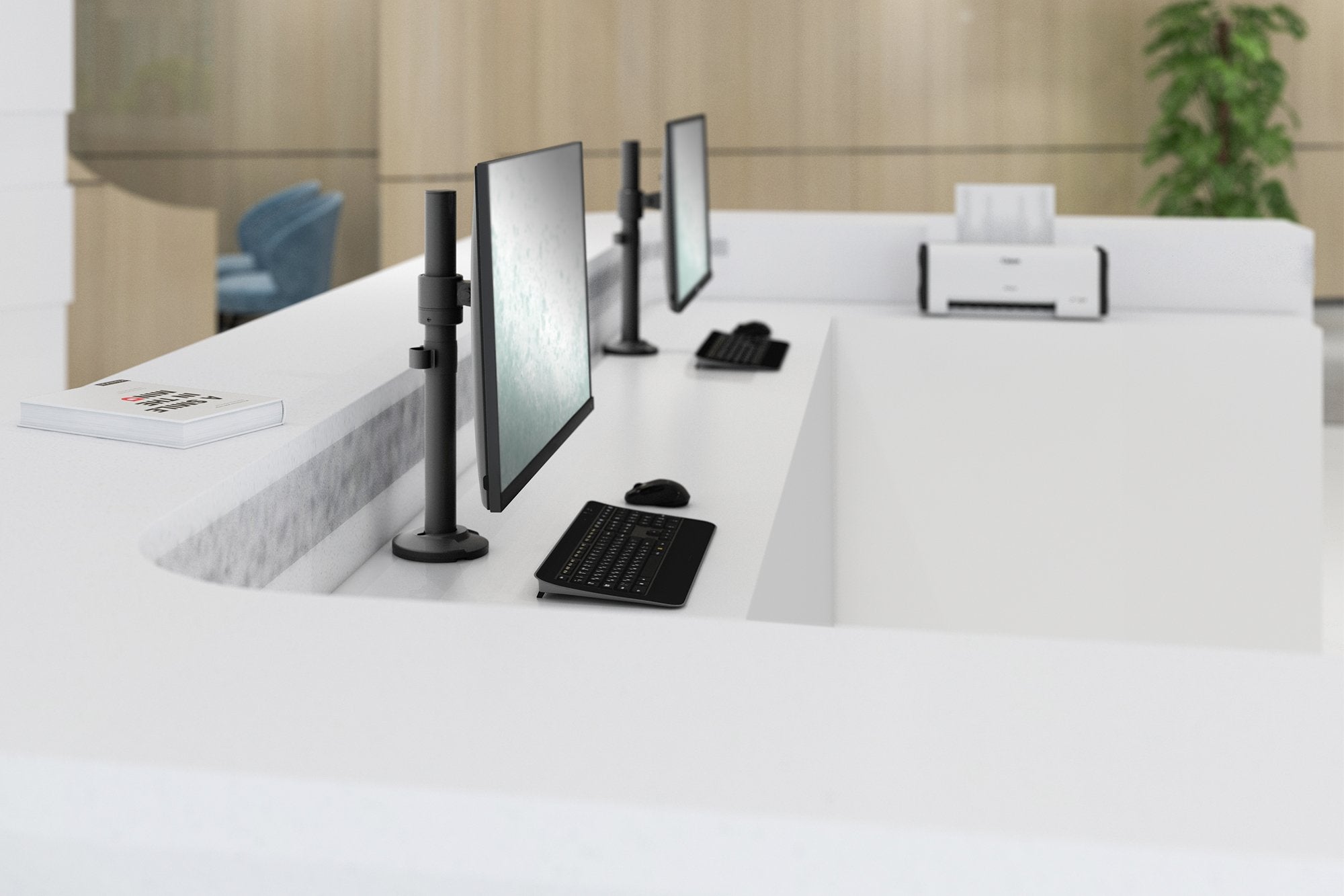 EAN 4016032465140 - Digitus DA-90397 soporte para monitor 81,3 cm (32") Escritorio Negro imagen 5