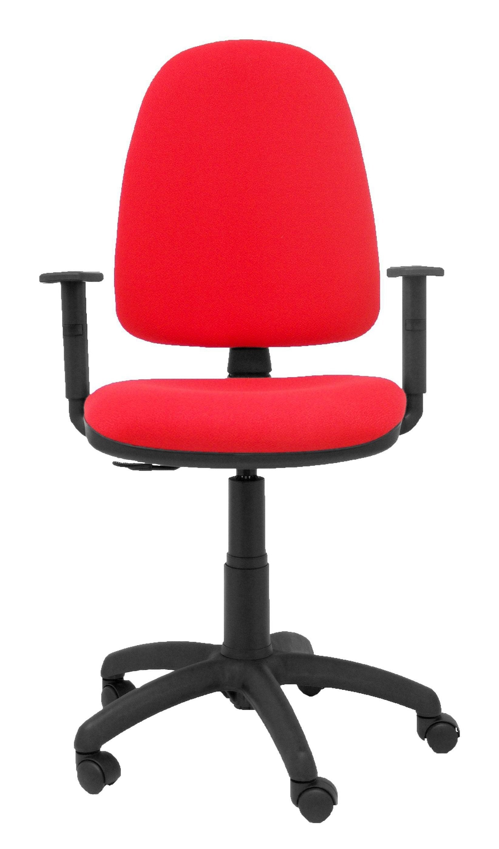 Silla Ayna Bali Rojo Brazos Regulables