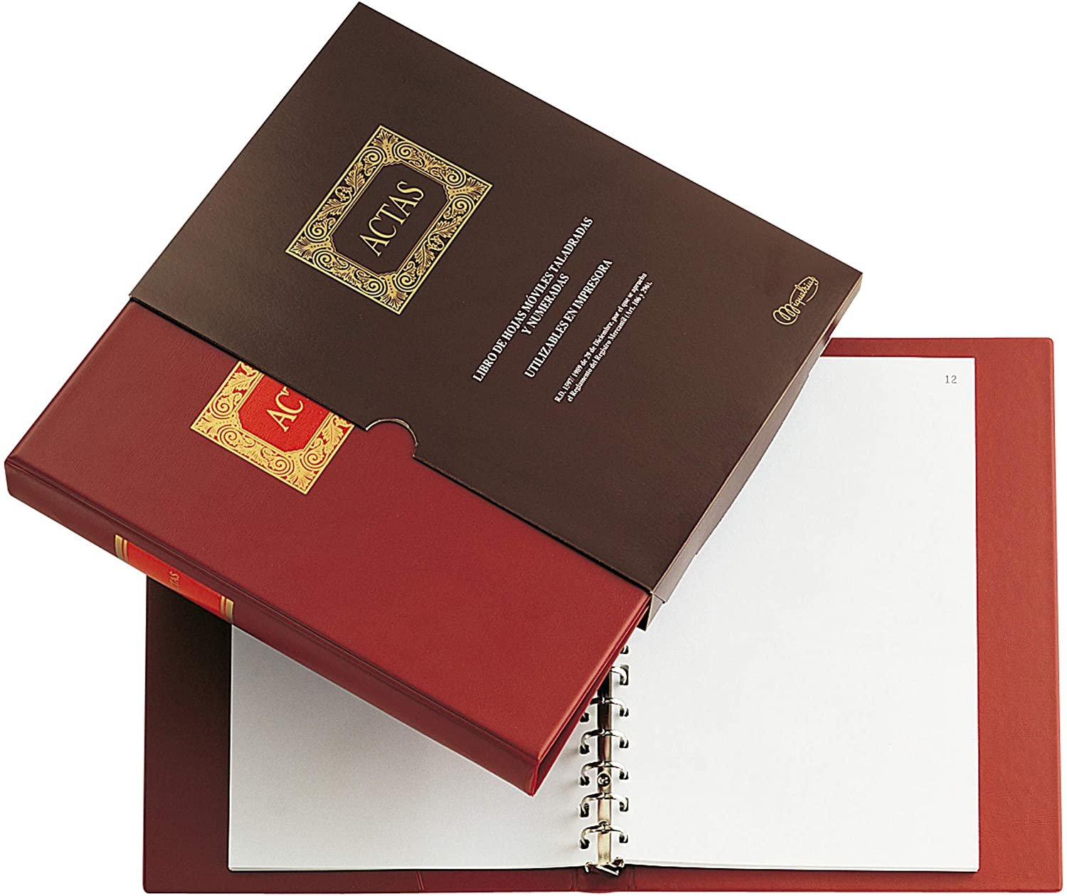 Miquelrius Libro De Actas Din A4 Natural 100 Hojas Removibles