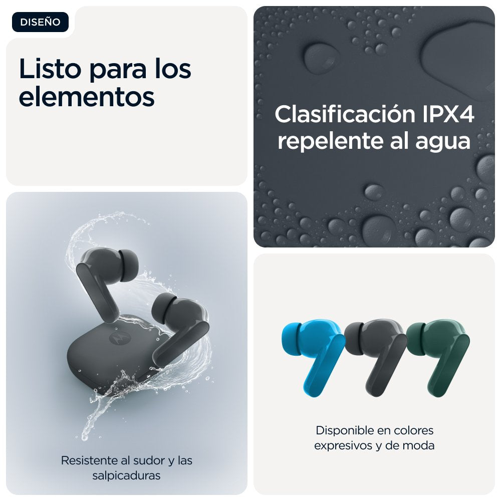EAN 840493607016 - Motorola Moto Buds Bass Auriculares True Wireless Stereo (TWS) Dentro de oído Llamadas/Música Bluetooth Ne imagen 16