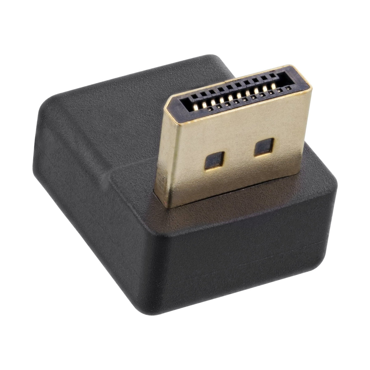 Adaptador Inline Displayport, Displayport Macho/Hembra En Ángulo Hacia Abajo