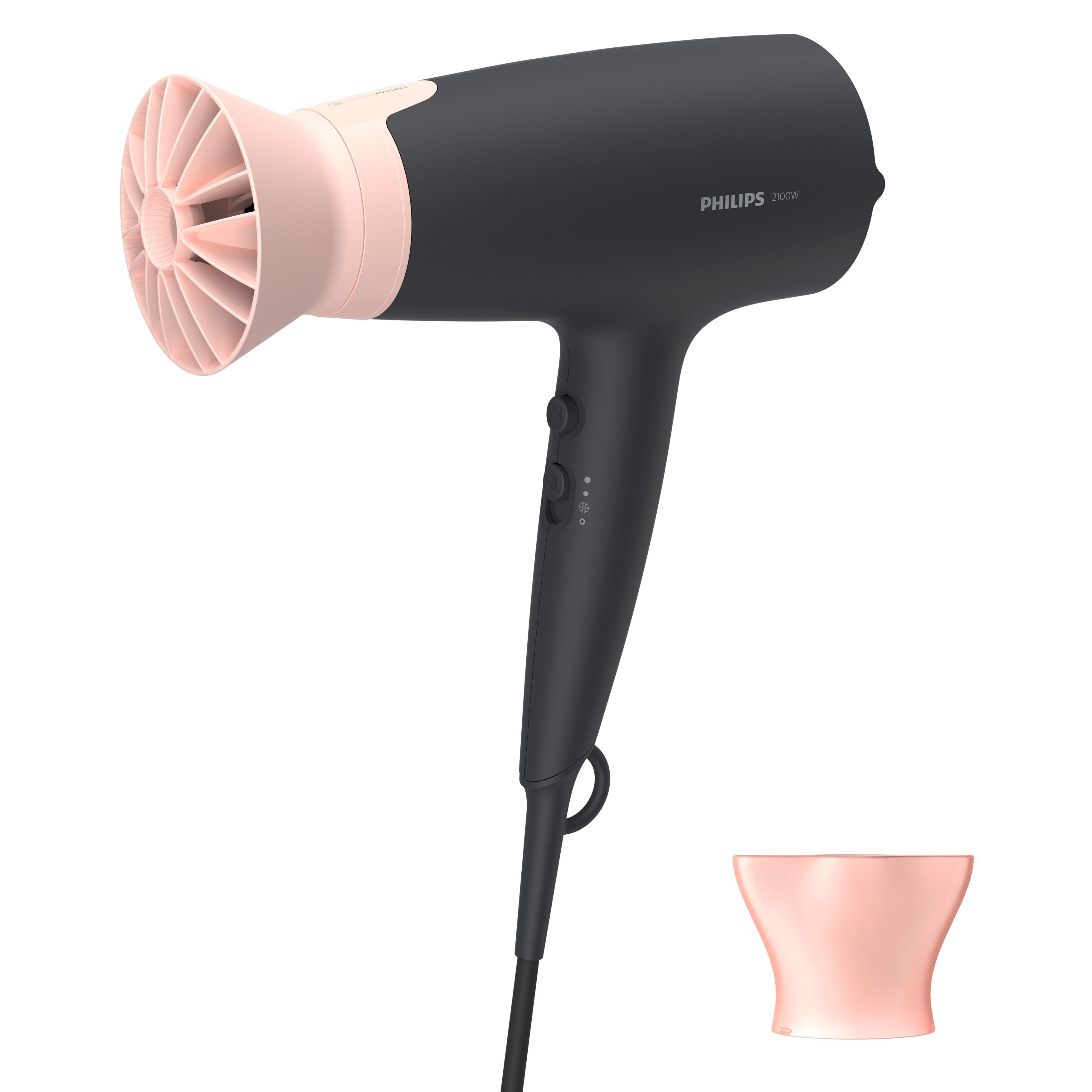 EAN 8710103959595 - Philips 3000 series BHD350/10 secador 2100 W Negro, Rosa imagen 2
