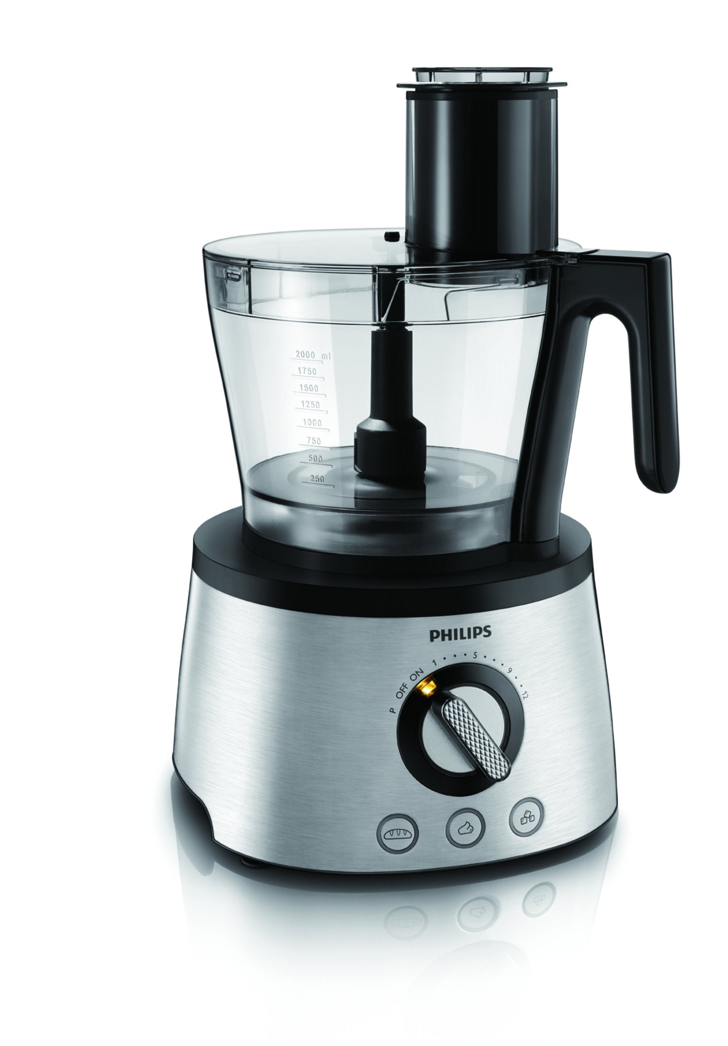 Procesador Alimentos Philips Hr7778 00 Avance Collection 1300w Jarra 2.2l 12 Velocidades + Pulso Mas De 30 Funciones Cuerpo Acero Inox