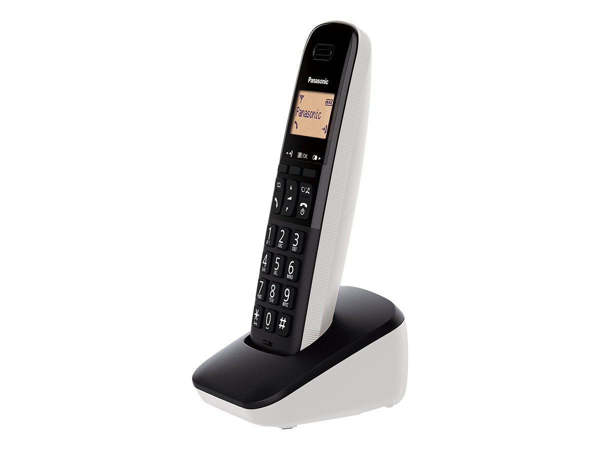 Telefono Cordless Doppio Panasonic Kx-Tgb612jtw Bianco/Nero