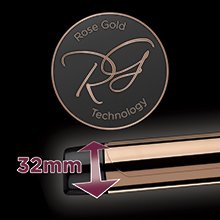 EAN 0761318111597 - Revlon RVIR1159E Utensilio de peinado Rizador de pelo Caliente Negro, Oro rosa imagen 7