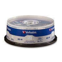 Verbatim 98909 Disco Blu-Ray Lectura/Escritura (Bd) Bd-R 25 Gb 25 Pieza(S)
