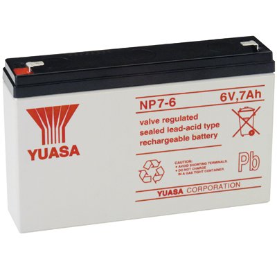 Yuasa Valve Regulated Lead Acid Batería Para Ups Machines (Various) Np7-6