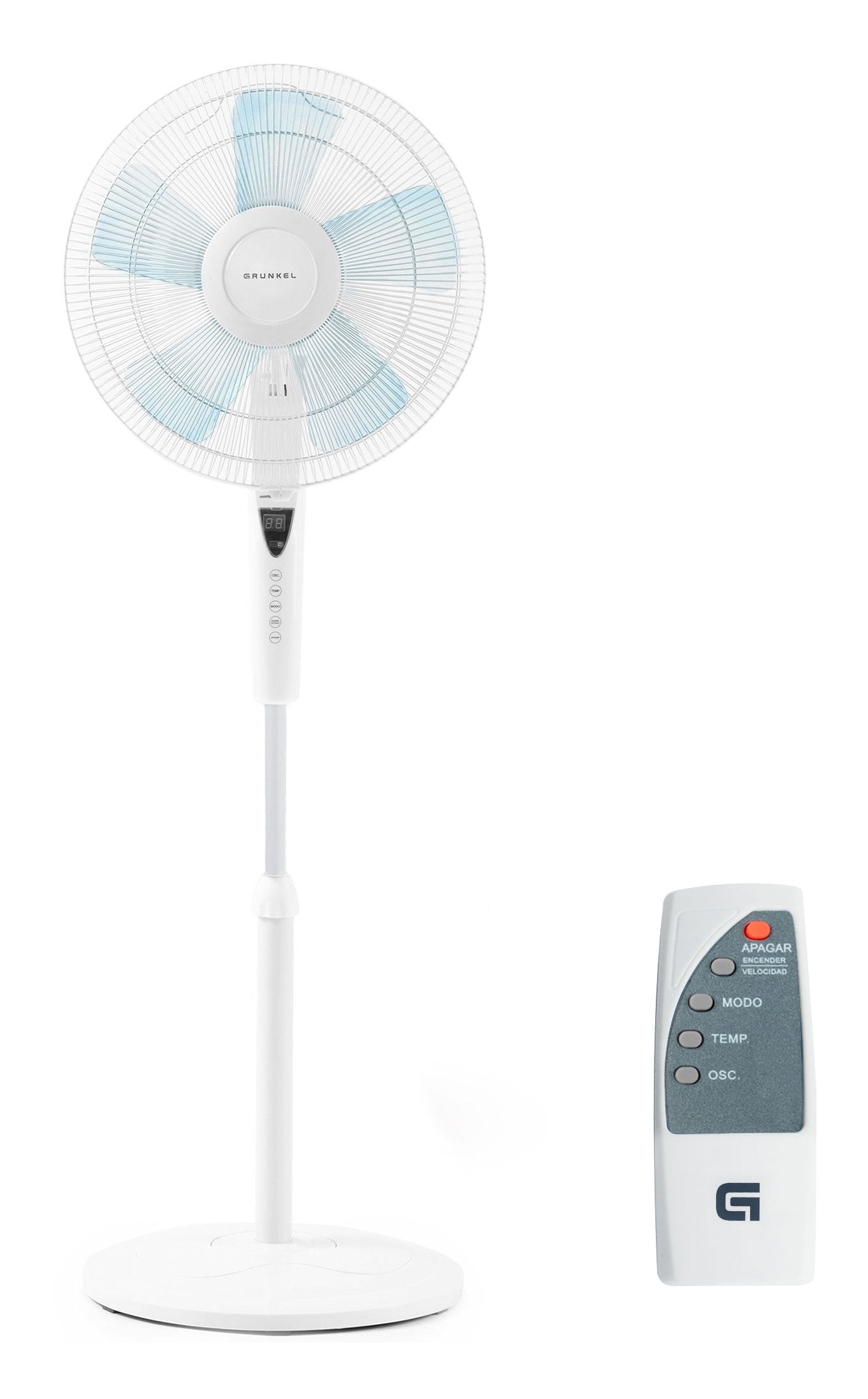 EAN 8426156012803 - Grunkel FAN-B16ECOTIMER ventilador Blanco imagen 1