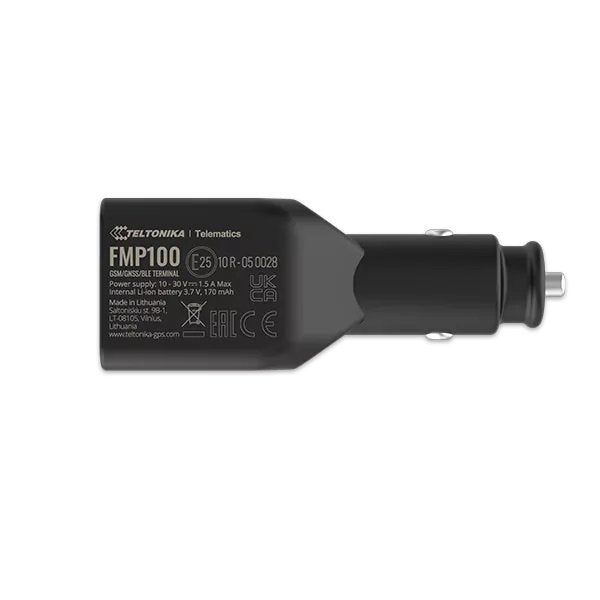 Teltonika Fmp100 Plug And Play Tracker With Gnss, Gsm, Bluetooth, Cigarette Lighter Power Connector