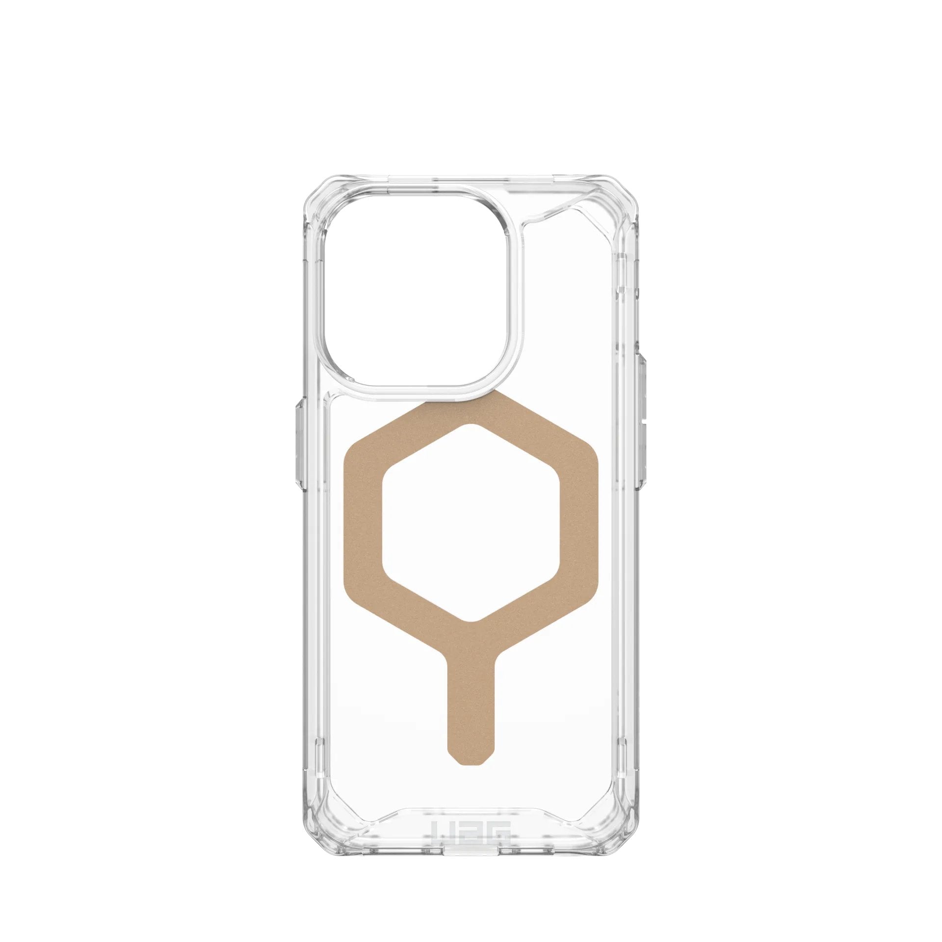 Urban Armor Gear 114286114381 Funda Para Iphone 15 Pro 15,5 Cm (6.1") Oro, Transparente