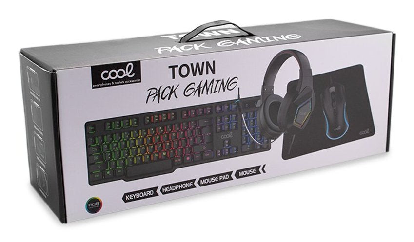 EAN 8434847060736 - COOL Accesorios 8434847060736 teclado Ratón incluido Juego USB QWERTY Español Negro imagen 2