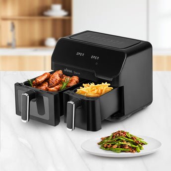 Freidora De Aire Ufesa Storm Doble 2700w 9l Negro