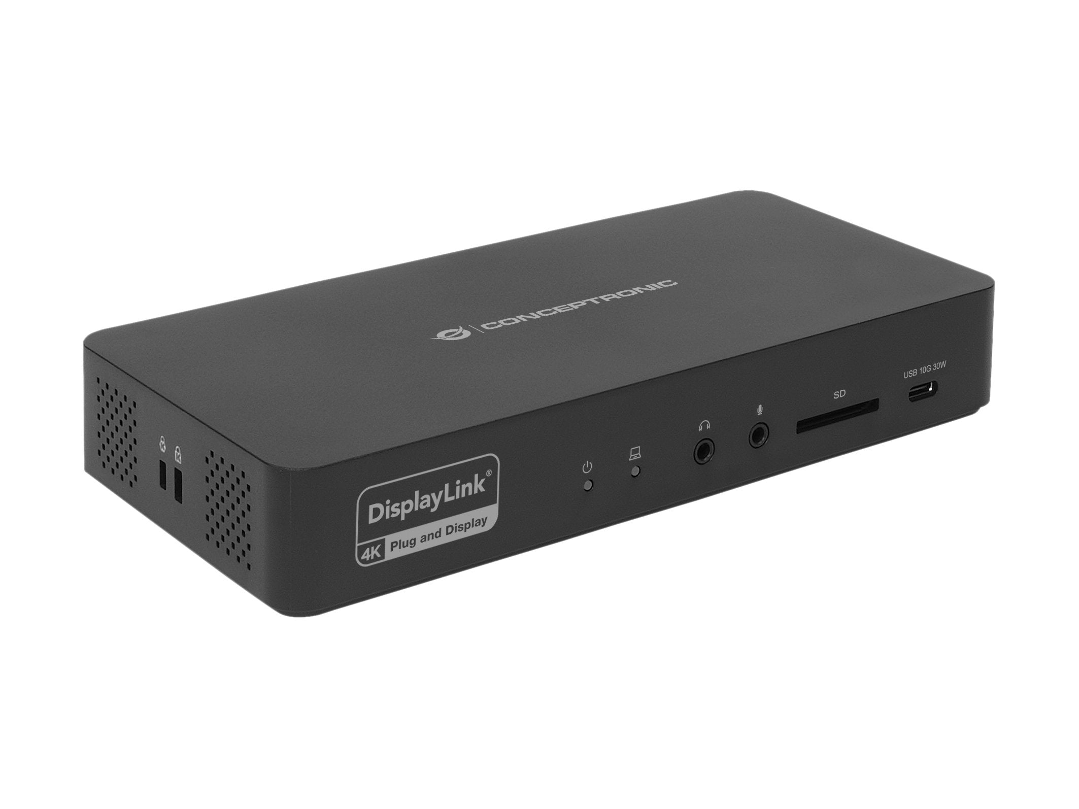 Docking Usb-C 17-In-1 Conceptronic 2xhdm 2xdp 2xusb-A 3.2 3xusb-C Audio In/Out Pd 96w 1xrj45 2.5gbe