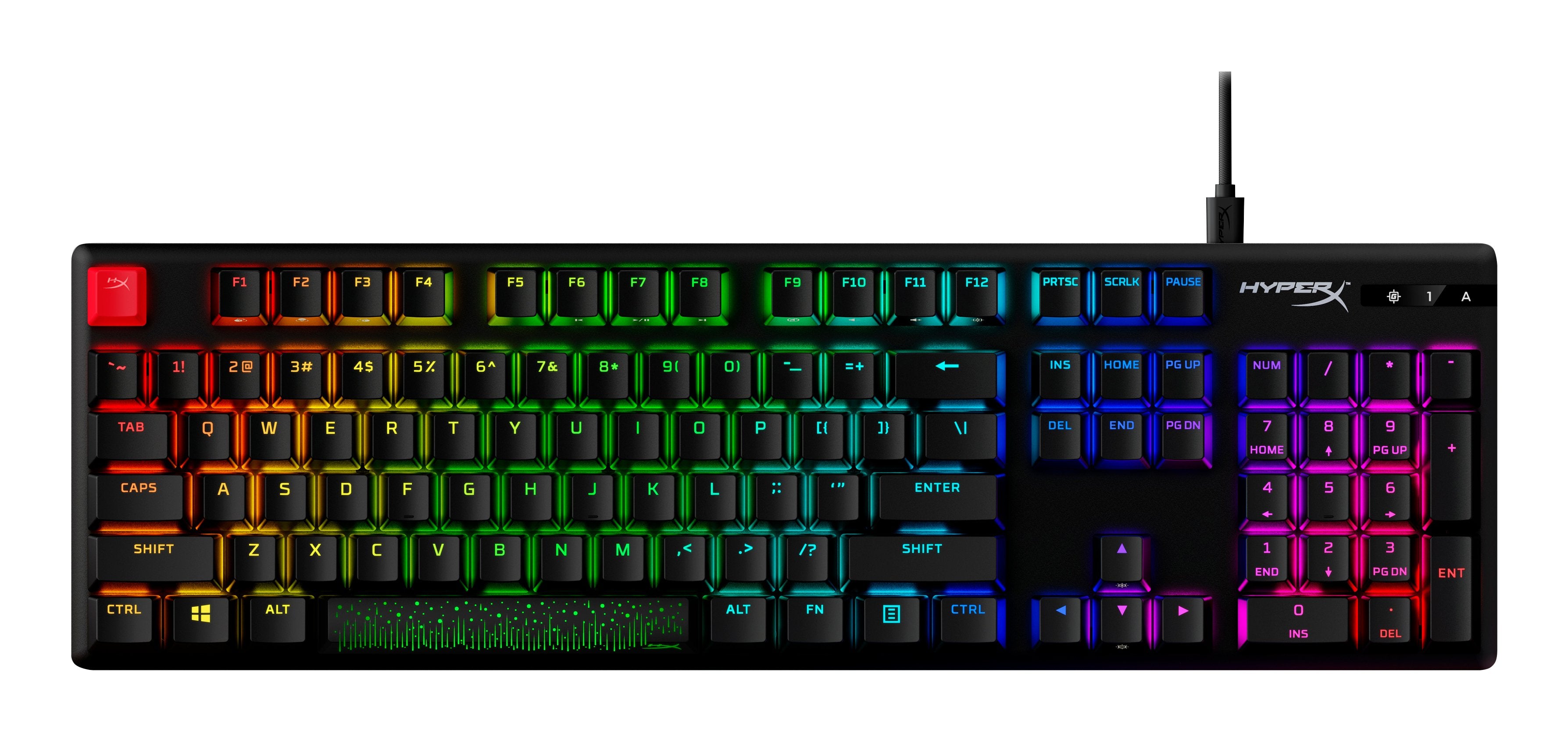EAN 196337969742 - HyperX Alloy Origins PBT HX Aqua Gaming Keyboard teclado Juego USB Negro imagen 1