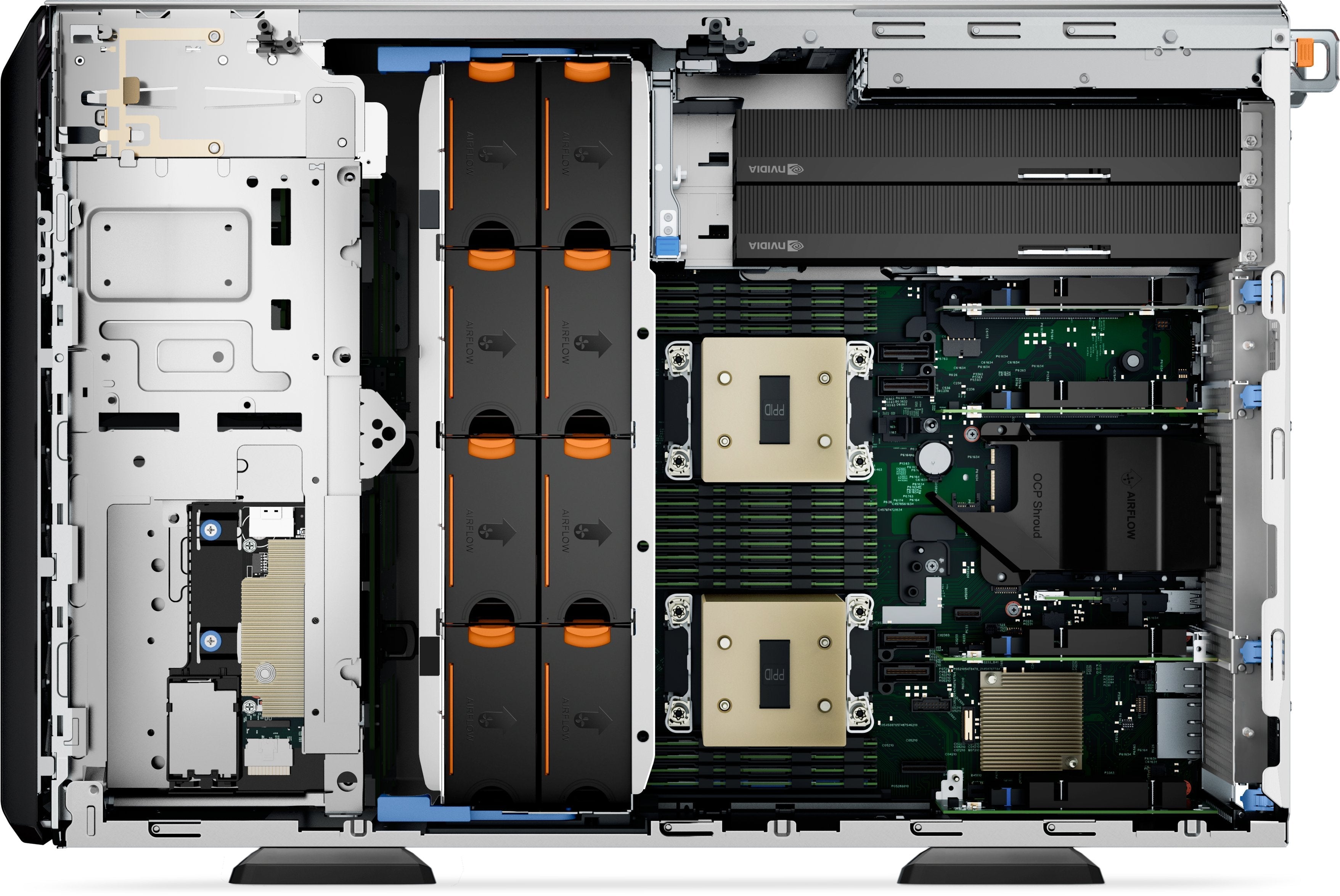 Dell Poweredge T560 8x3.5 Intel Xeon Silver 4510 1x32gb 1x480gb Ssd Sata 2x1100w H755 3y Basic Nbd