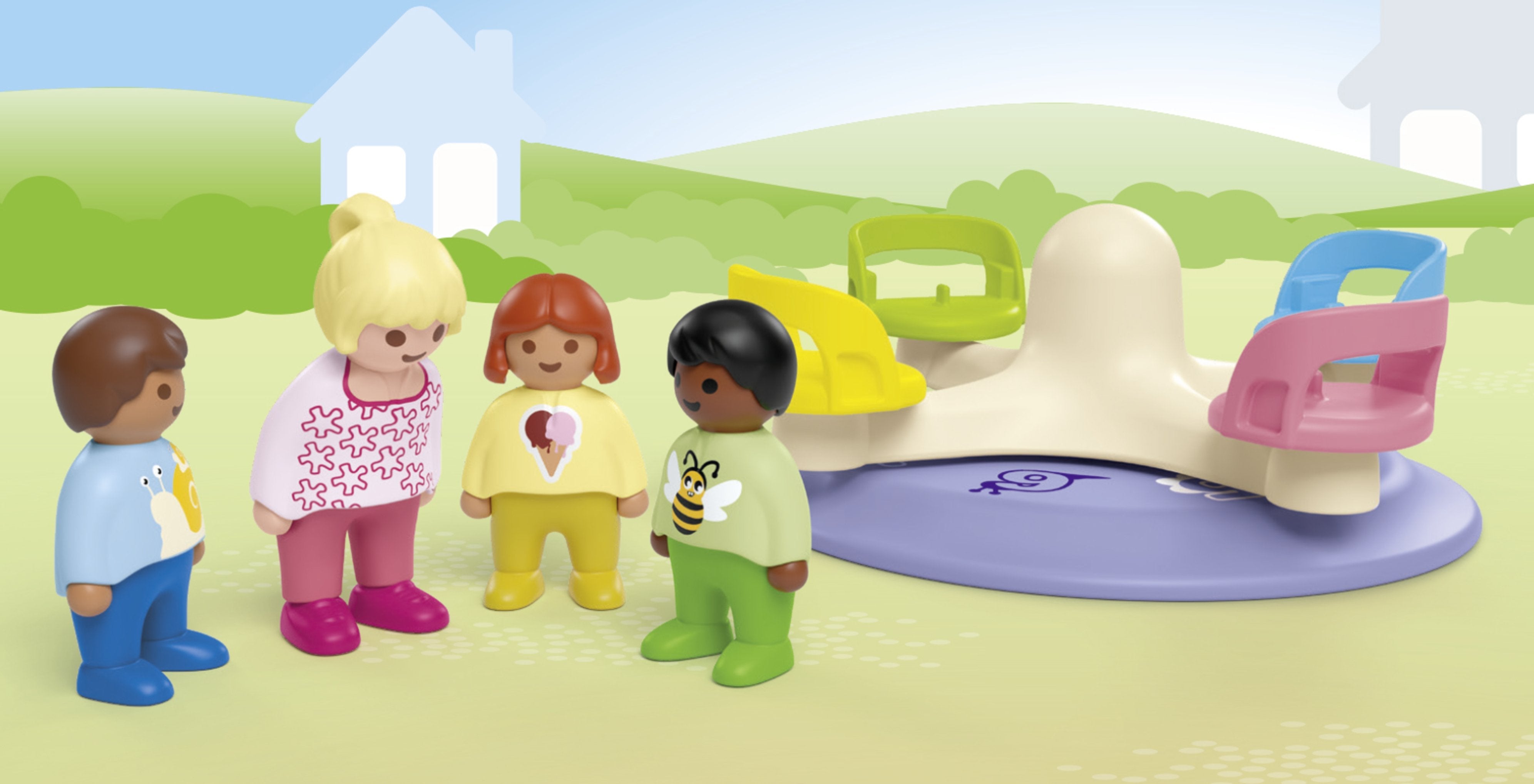 Playmobil Junior Carrusel Con Figuras