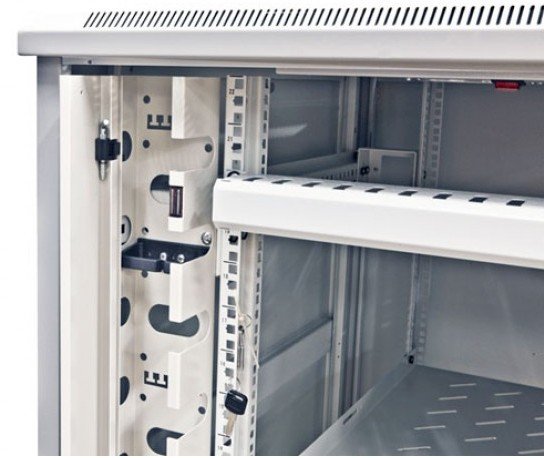 Allnet 19\"Schrank, 42he, B800/T1000mm, Glamür, Lichtgris, Snb-Serie,