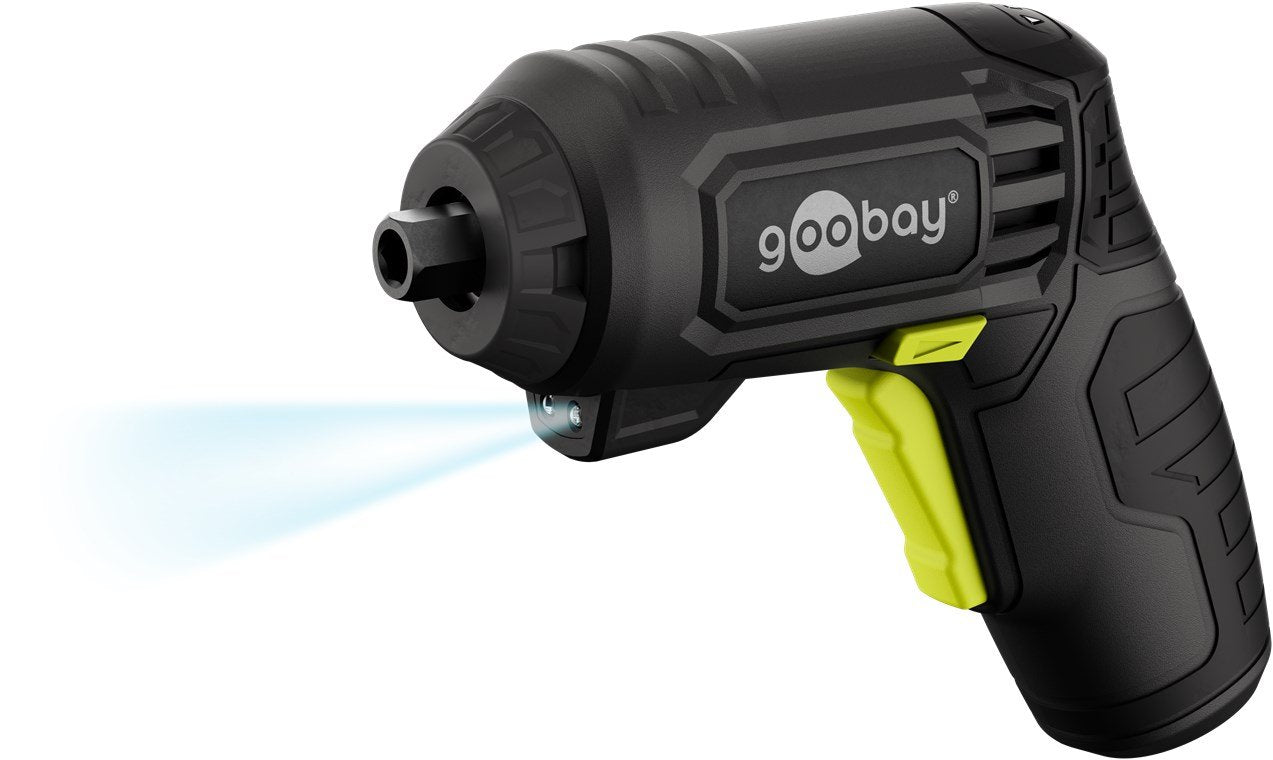 EAN 4040849778179 - Goobay 77817 destornillador eléctrico y llave de impacto 200 RPM Negro, Amarillo imagen 3