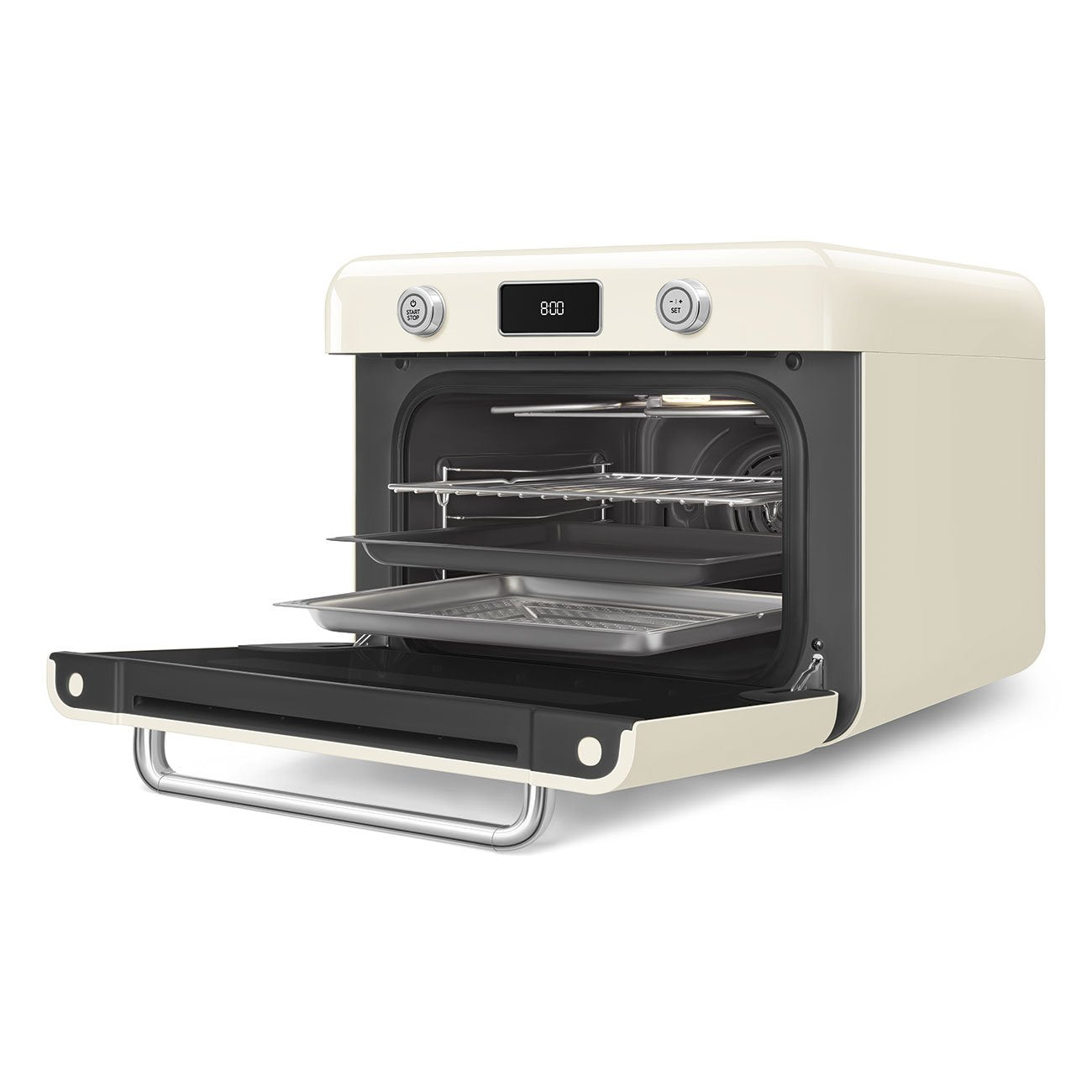 EAN 8017709329570 - Smeg COF01CREU horno de vapor Crema de color Botones, Giratorio imagen 6