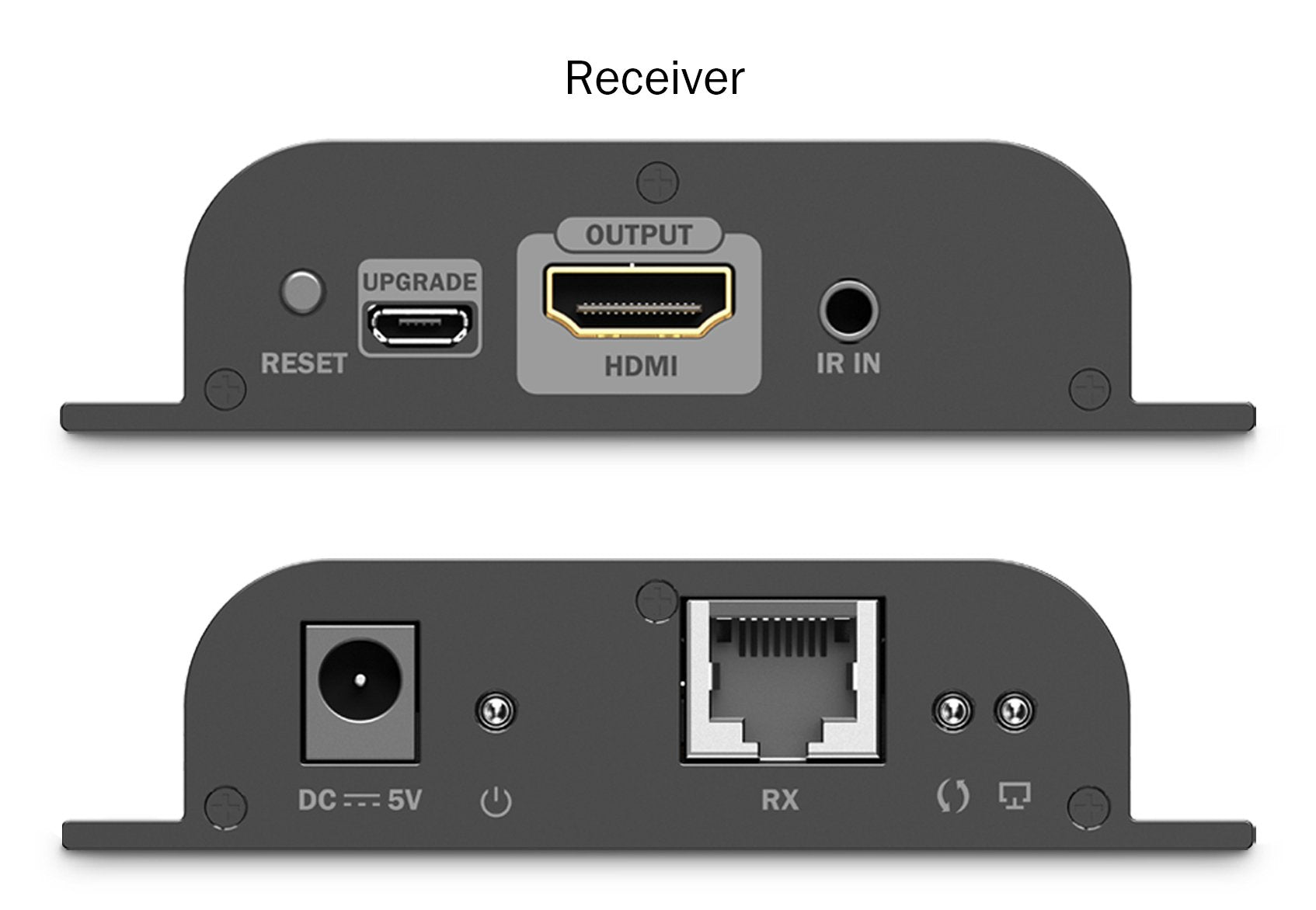 EAN 4016032501909 - Digitus DS-55352 extensor audio/video Transmisor y receptor de señales AV Negro imagen 2