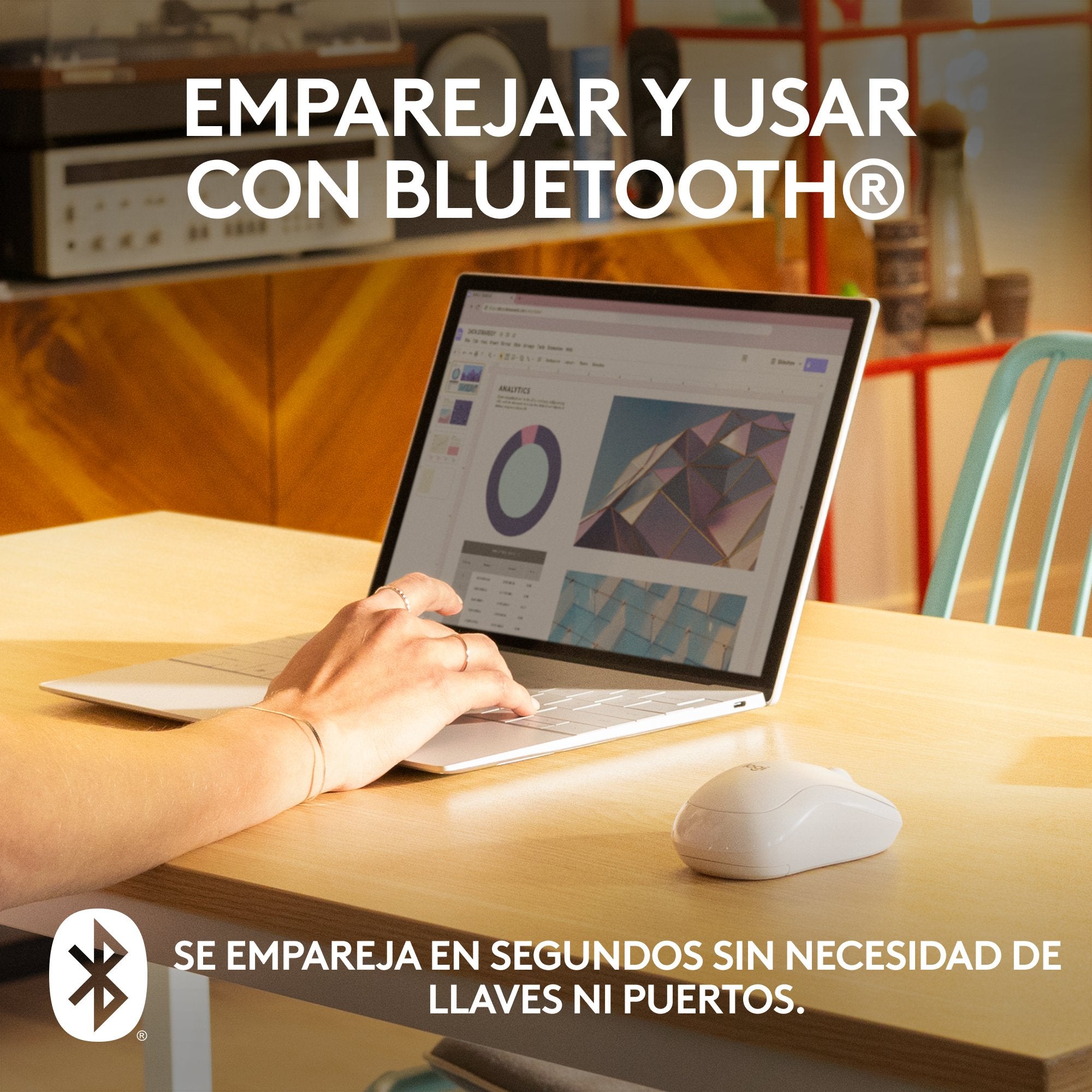 EAN 5099206112018 - Logitech 910-007120 ratón Viajes Ambidextro RF Wireless + Bluetooth 4000 DPI imagen 4