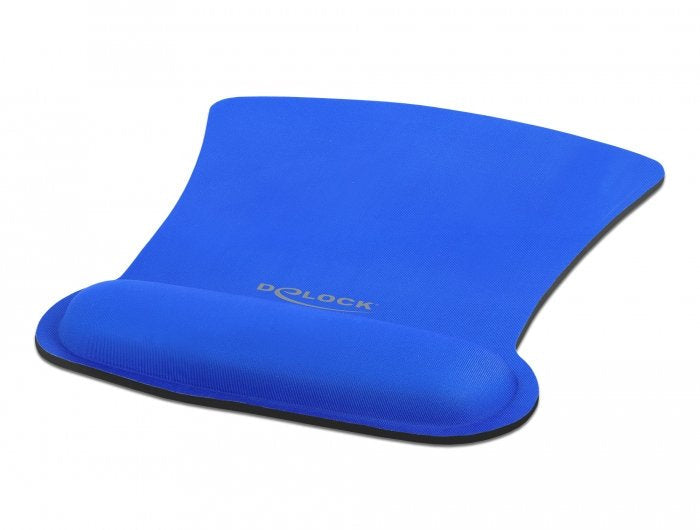 Delock Alfombrilla Con Reposamuñecas 245x206mm Azul