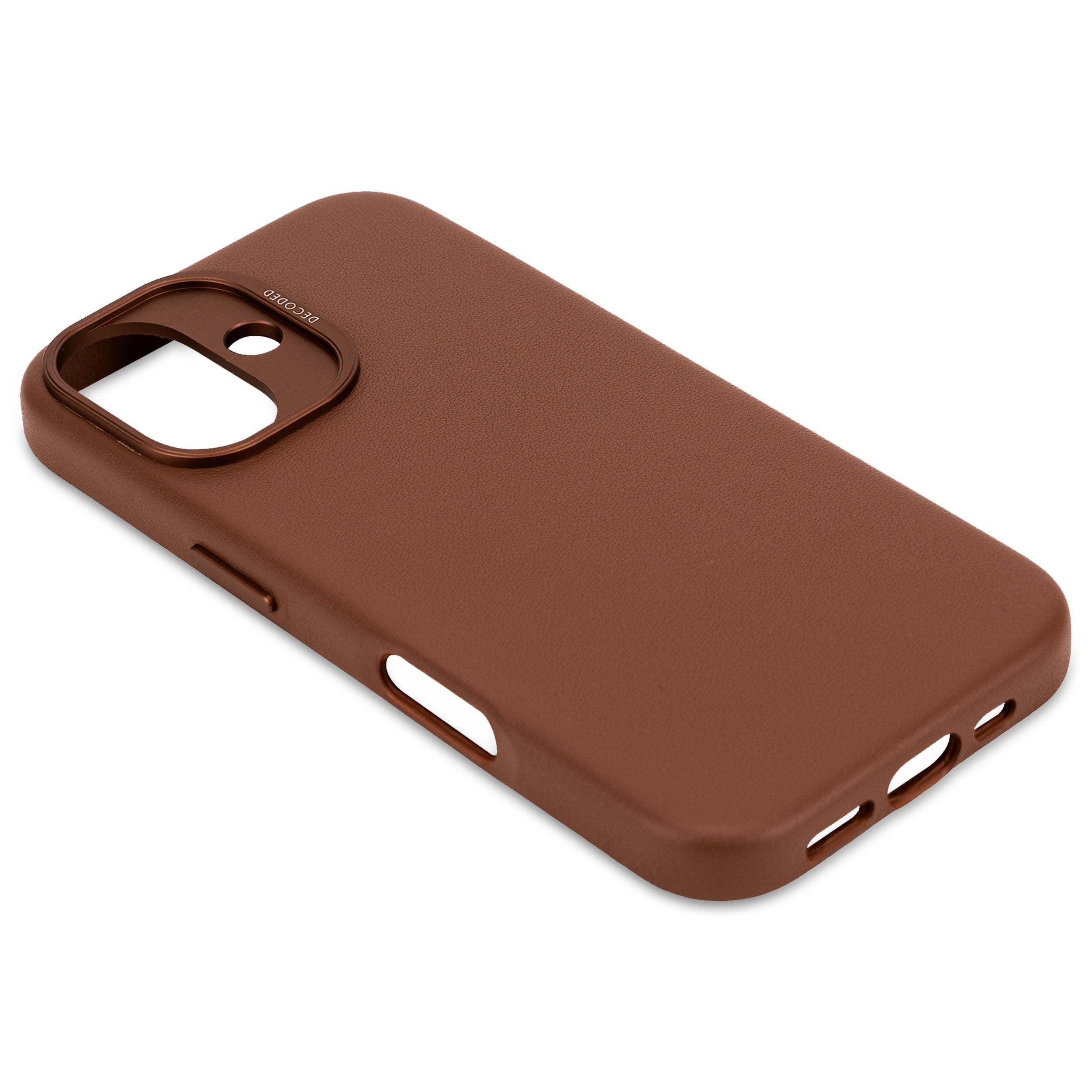 Decoded Leather Case Funda Para Iphone 16 15,5 Cm (6.1") Marrón