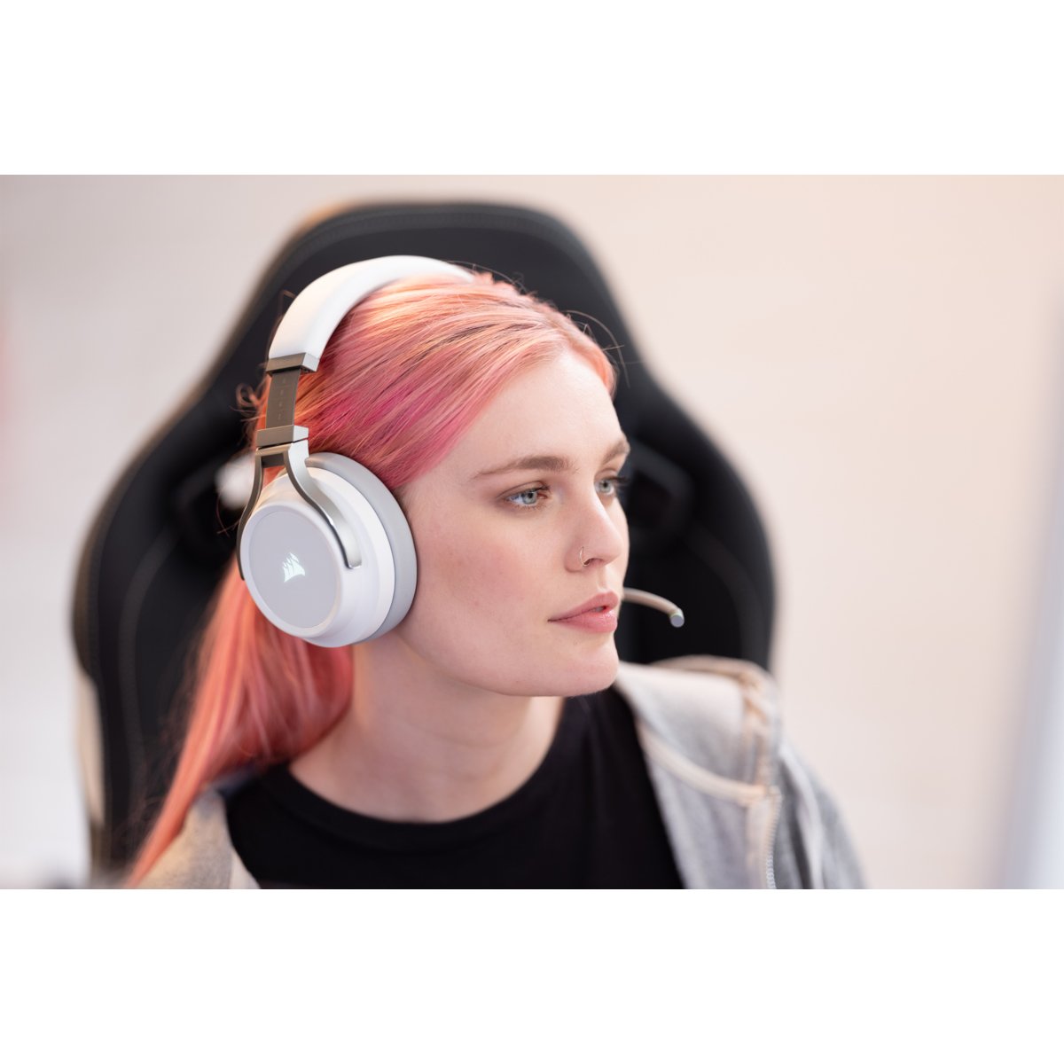 EAN 0843591019255 - Corsair Virtuoso RGB Auriculares Inalámbrico y alámbrico Diadema Juego USB tipo A Blanco imagen 14