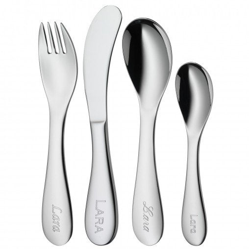 Wmf 1285816040 Knuddel Kinderbesteck Set 4-Teilig