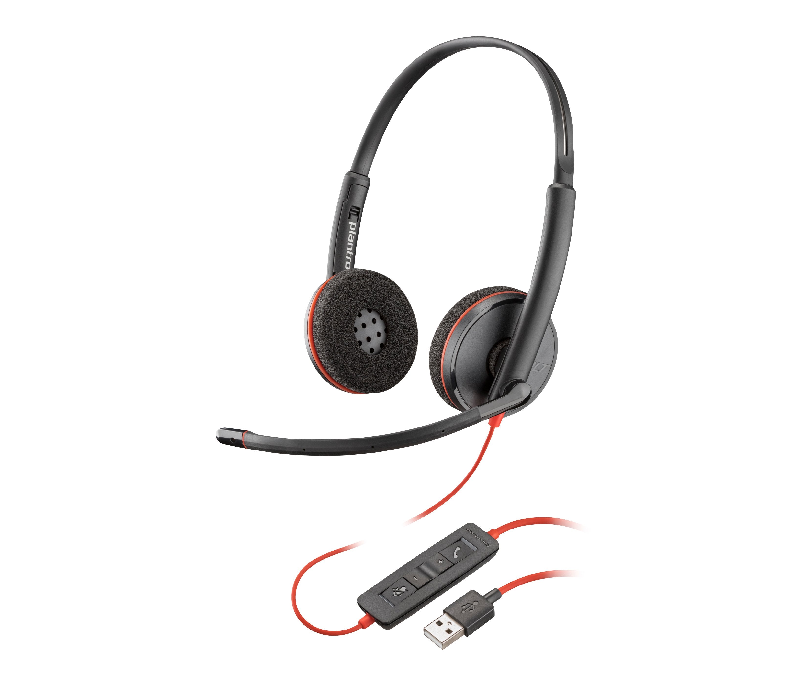 Auricular Blackwire 3220 Stereo Usb-A - Headset