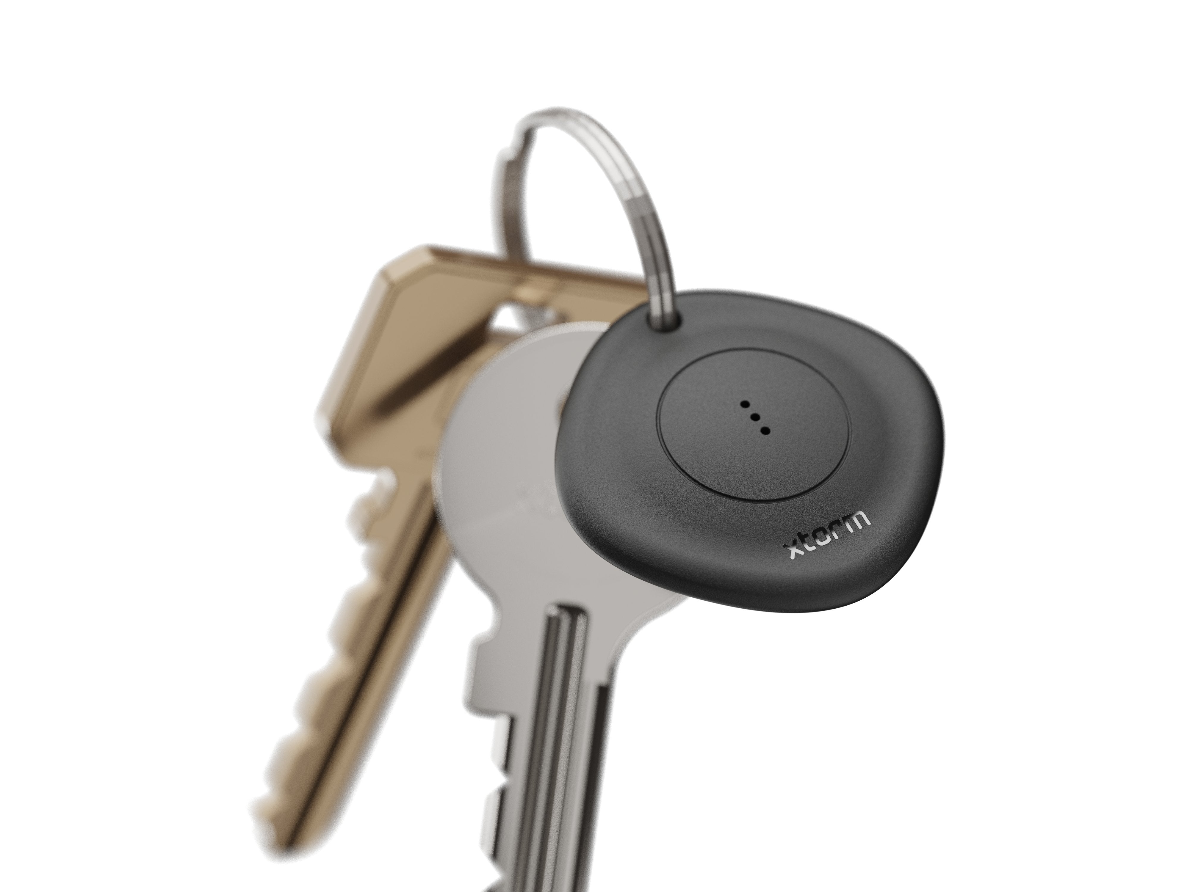 Localizador Travel Tag Pack 3 Negro Xtorm 3 Unidades/ Compatible Con La App 'Buscar' De Apple/ Batería Reemplazable.