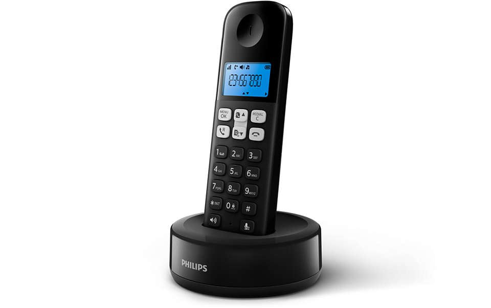 EAN 4895229101067 - Philips D1611B/34 teléfono Teléfono DECT Identificador de llamadas Negro imagen 3