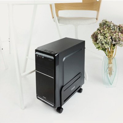 EAN 8433281009493 - TooQ UMCS0004-B soporte de CPU Carro para equipo informático Negro imagen 9