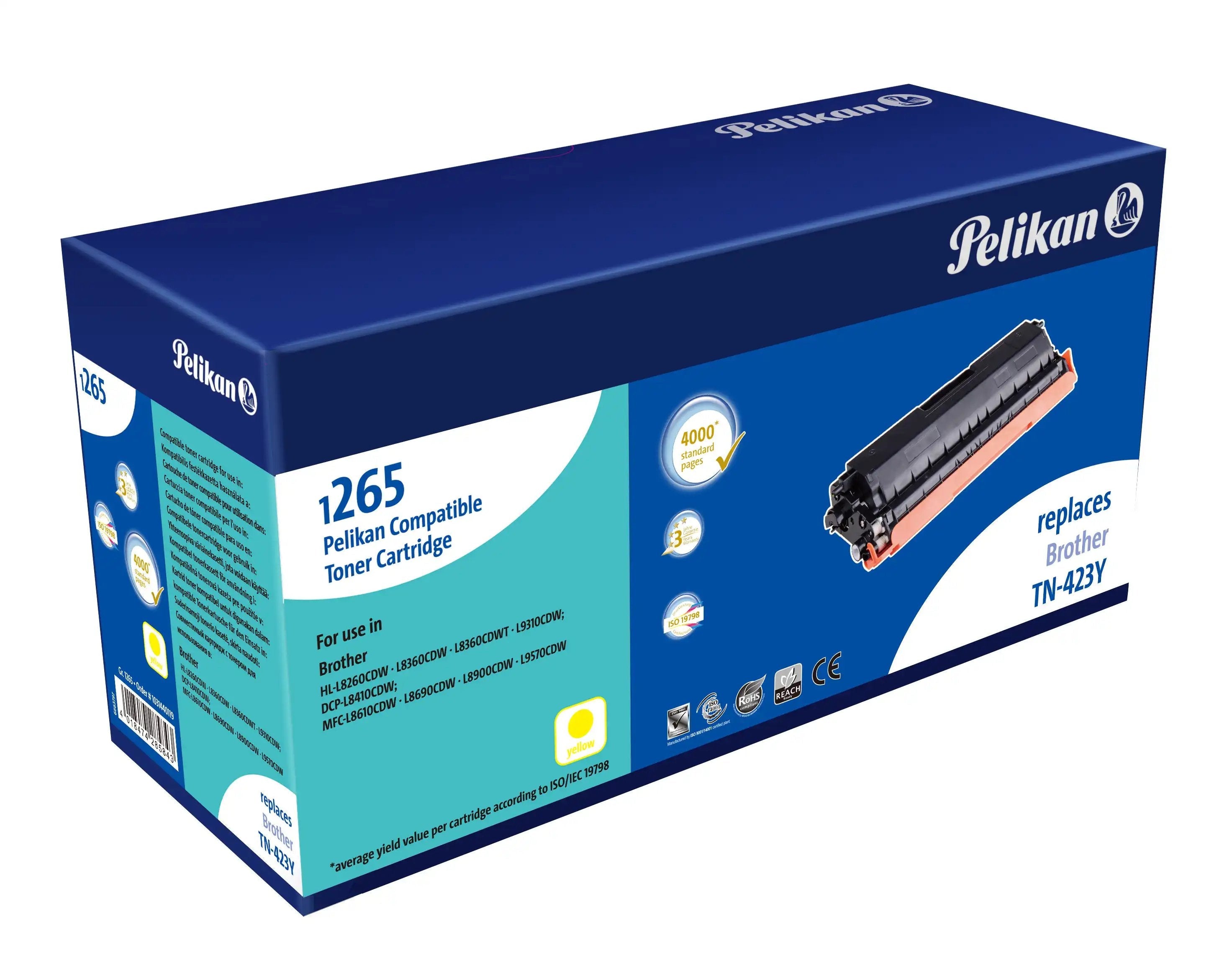 Pelikan Tóner Compatible Para Brother Tm-423y Amarillo Compatible