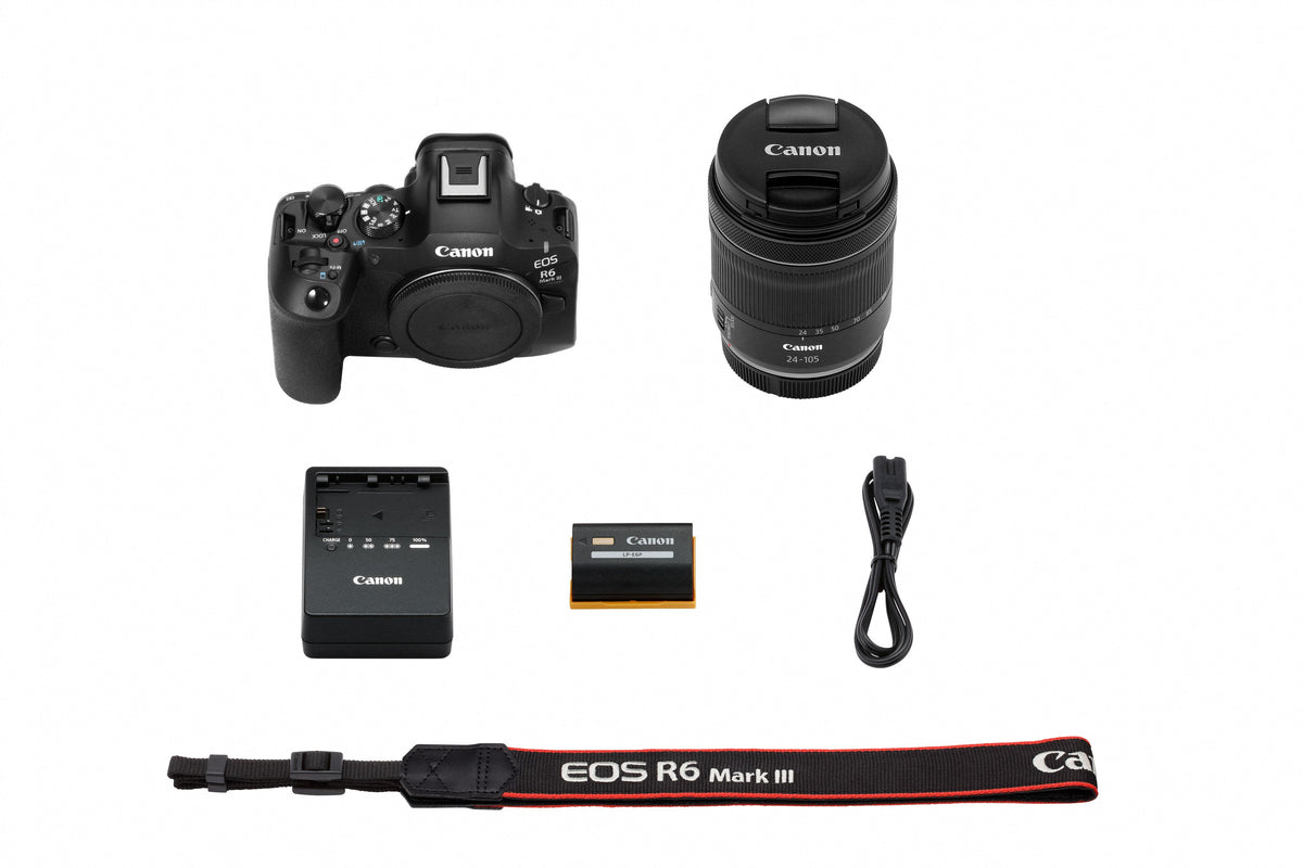 Cámara Evil Canon Eos R6 Mark Iii Con Objetivo Rf 24-105mm Stm - Negro
