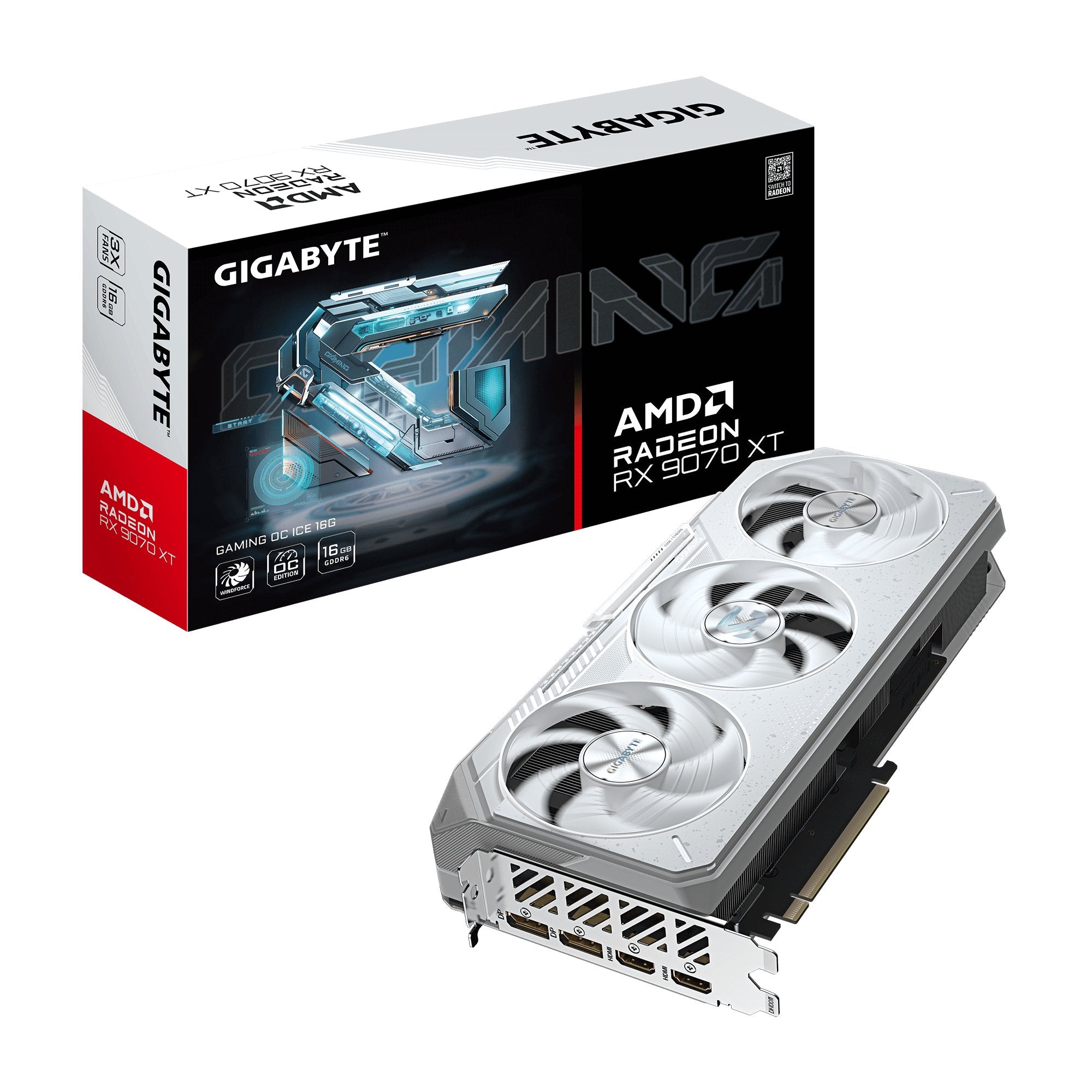 EAN 4719331357030 - GIGABYTE Radeon RX 9070 XT GAMING OC ICE 16G AMD imagen 1