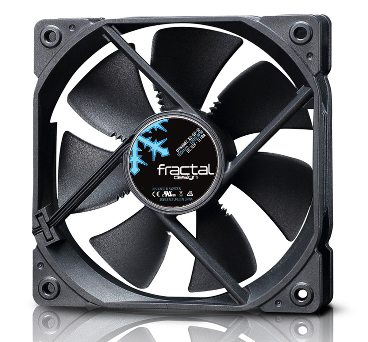 EAN 7350041084372 - Fractal Design Dynamic X2 Carcasa del ordenador Ventilador 12 cm Negro imagen 1