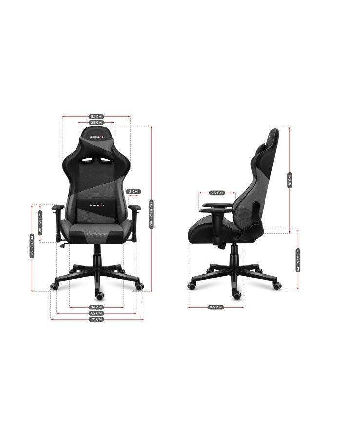 EAN 5903796013016 - Huzaro Force 6.2 Silla para videojuegos de PC Asiento (de seguridad) de butaca Negro, Rojo imagen 17
