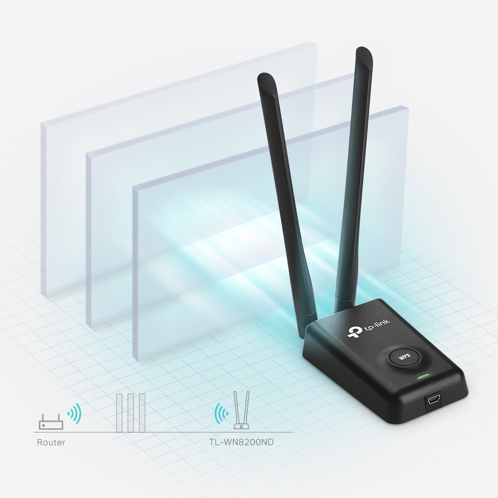 Adaptador Usb Wifi Tp-Link Tl-Wn8200nd 300mbps