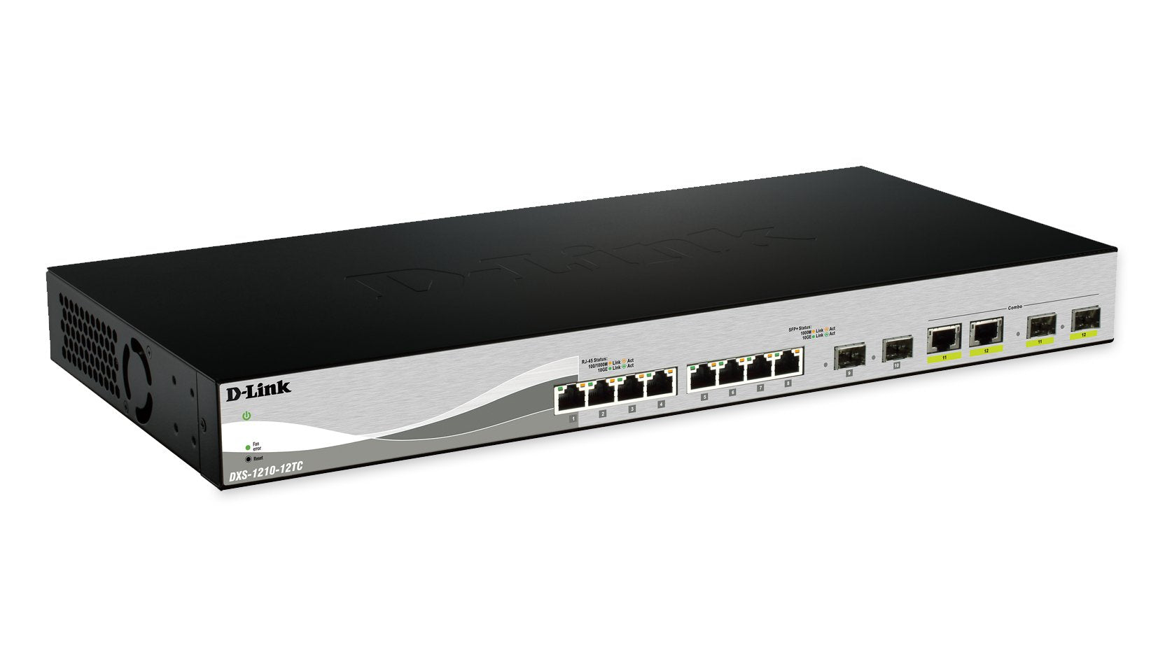 12 Port Smart Managed Switch Including 10x10 Sfp+ Ports & 2 X Combo 10gbase-T/Sfp+ Uplink Ports- 10 X 10g Sfp+ Ports- 2 X 10gbase-T/Sfp+ Combo Auto-Negotiating Ports- Switching Capacity 240 Gbps- Advance Power Saving Features Half-/Full-Dup