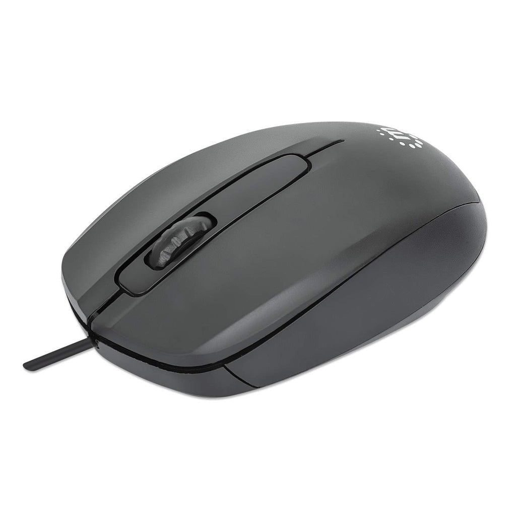 EAN 0766623190190 - Manhattan 190190 ratón Oficina Ambidextro USB tipo A 1000 DPI imagen 1