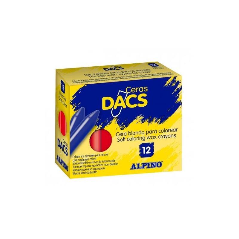 Dacs Ceras Dacs 55mm Rojo Estuche De 12