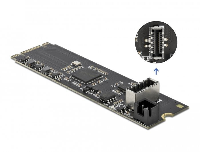 Delock Convertidor M.2 Clave B+M Macho A 1 X Interno Usb 3.2 Gen 2 Clave A Hembra De 20 Pines