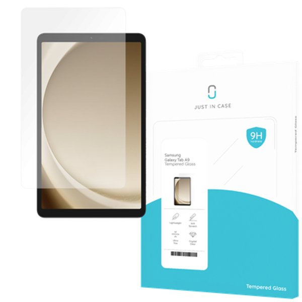 Protector Pantalla Cristal Templado Tab A9 Just In Case Compatible Samsung Galaxy Tab A9/ Cristal Templado/ Transparente