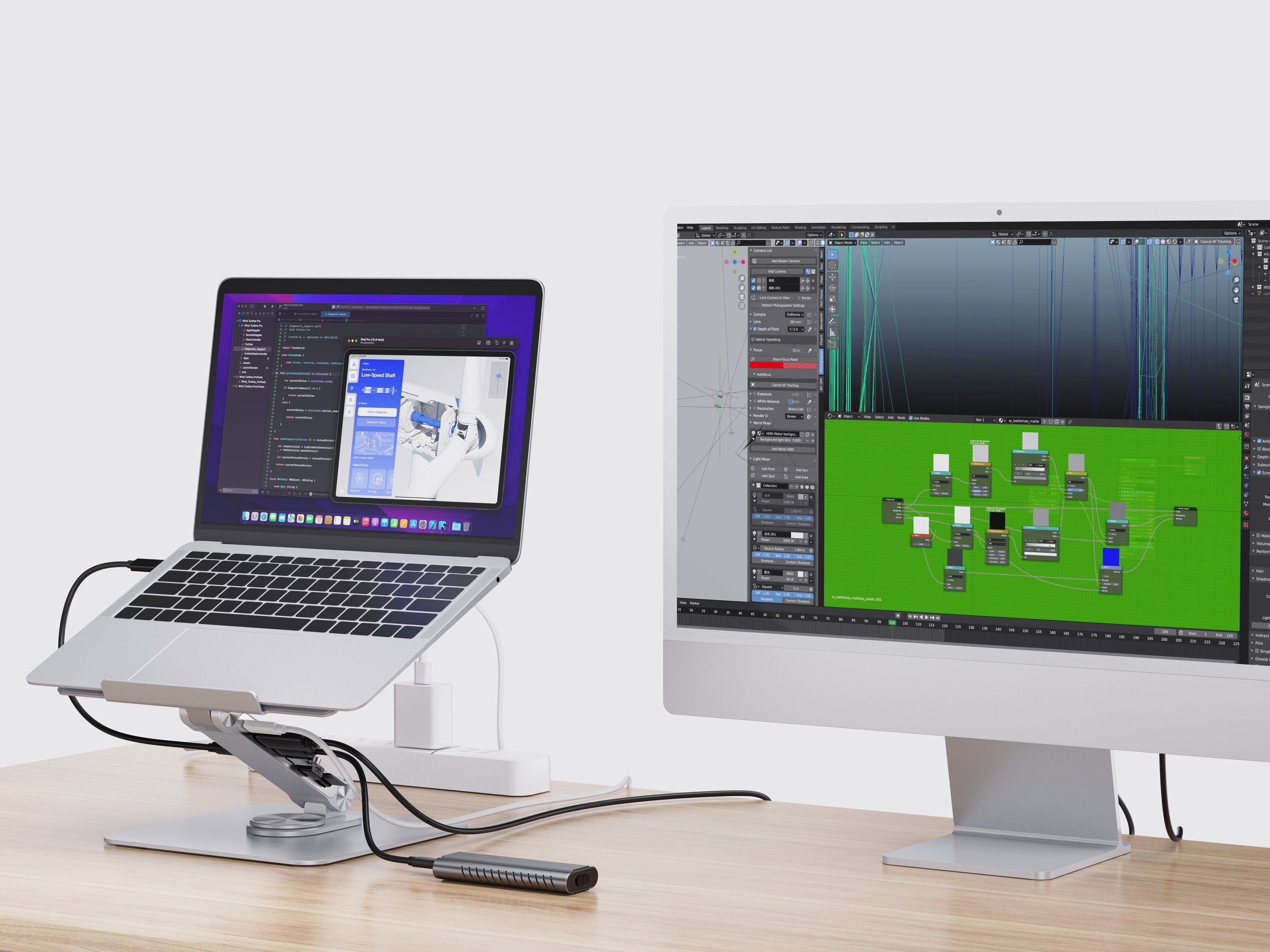 EAN 4015867236789 - Conceptronic DONN27G soporte para ordenador portátil Plata imagen 10