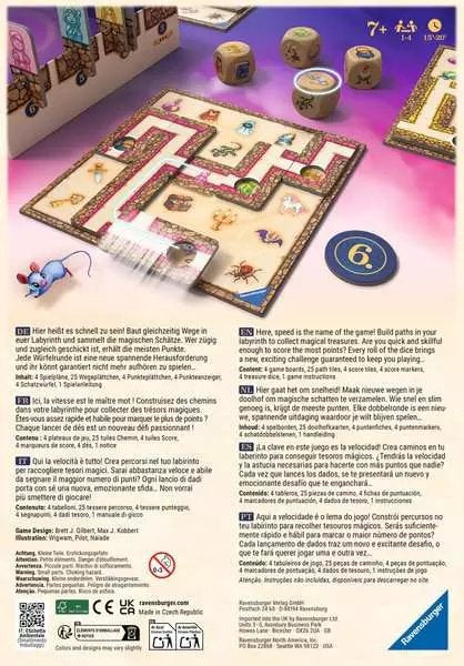 Ravensburger Labyrinth Go!, Juego De Mesa 24699