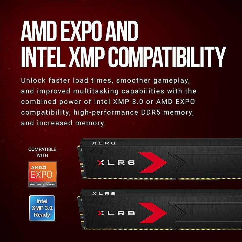 EAN 0751492790657 - PNY MD32GK2D5600036XR módulo de memoria 32 GB 2 x 16 GB DDR5 imagen 8